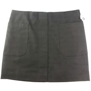 GAP Black Woven Cotton Skirt
